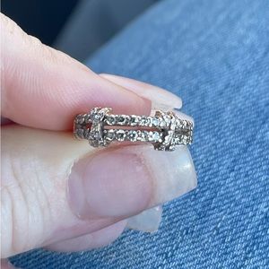 Levian Wedding Band Diamond 14k Rose Gold Sz 7 Ring